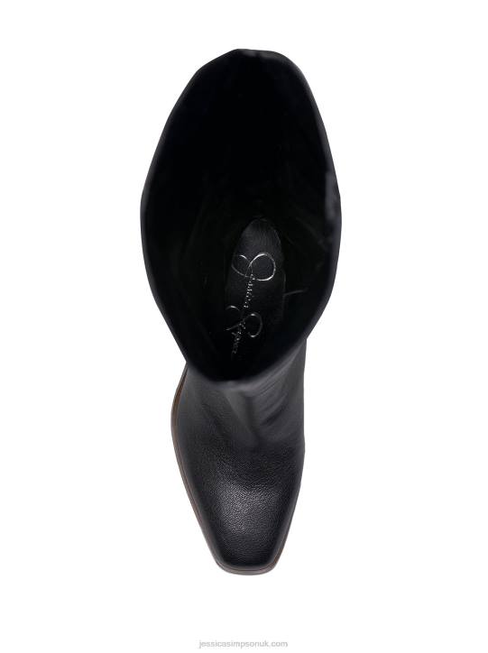 Ravyn Boot in Black LeatherJessica Simpson 6JRJ54