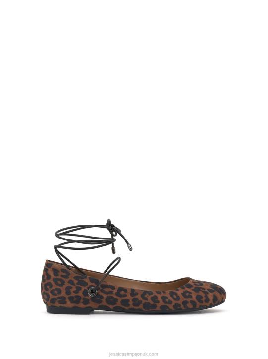 Bingley Flat in Natural LeopardJessica Simpson 6JRJ127