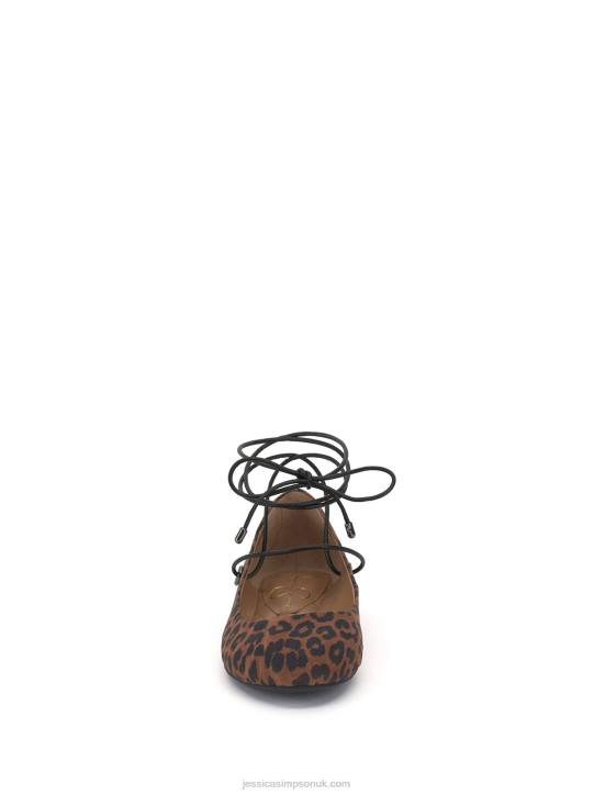 Bingley Flat in Natural LeopardJessica Simpson 6JRJ127