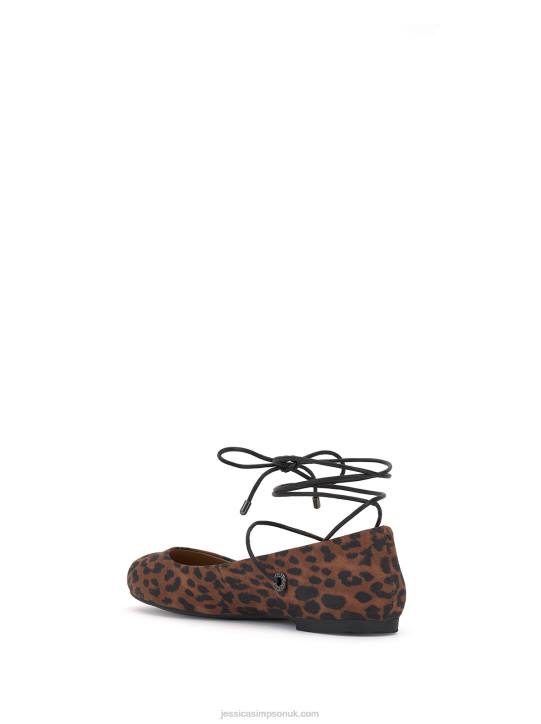 Bingley Flat in Natural LeopardJessica Simpson 6JRJ127