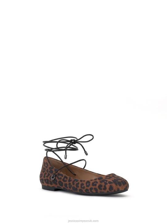 Bingley Flat in Natural LeopardJessica Simpson 6JRJ127