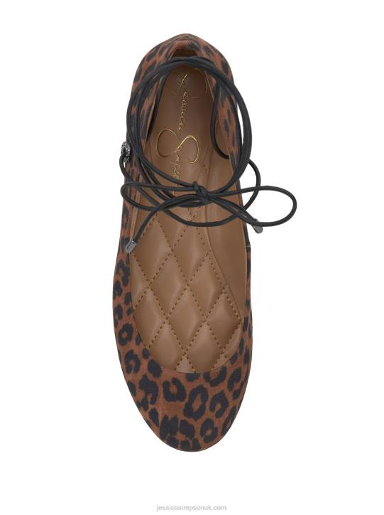 Bingley Flat in Natural LeopardJessica Simpson 6JRJ127