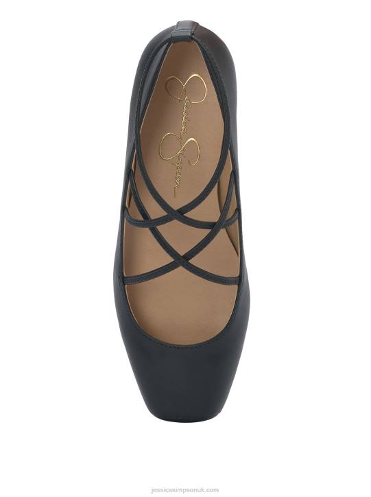 Fantine Flat in BlackJessica Simpson 6JRJ122