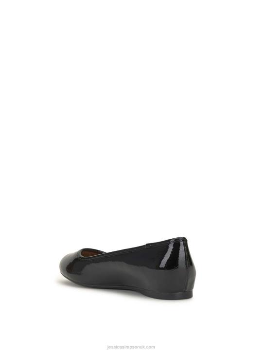 Mareike Ballet Flat in Black PatentJessica Simpson 6JRJ129