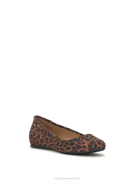 Mareike Ballet Flat in Safari LeopardJessica Simpson 6JRJ131