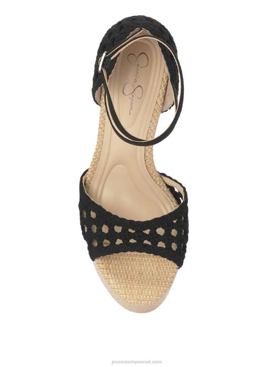 Aditi Peep Toe Platform in BlackJessica Simpson 6JRJ24
