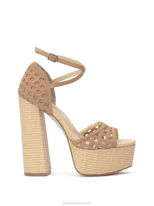 Aditi Peep Toe Platform in NaturalJessica Simpson 6JRJ199