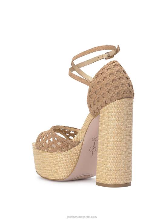 Aditi Peep Toe Platform in NaturalJessica Simpson 6JRJ199