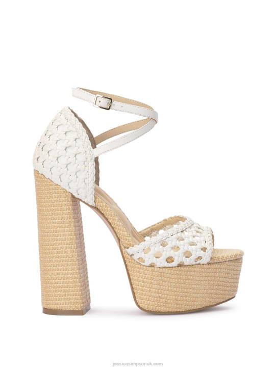 Aditi Peep Toe Platform in WhiteJessica Simpson 6JRJ182