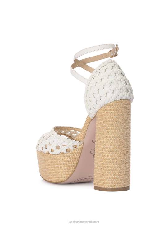 Aditi Peep Toe Platform in WhiteJessica Simpson 6JRJ182