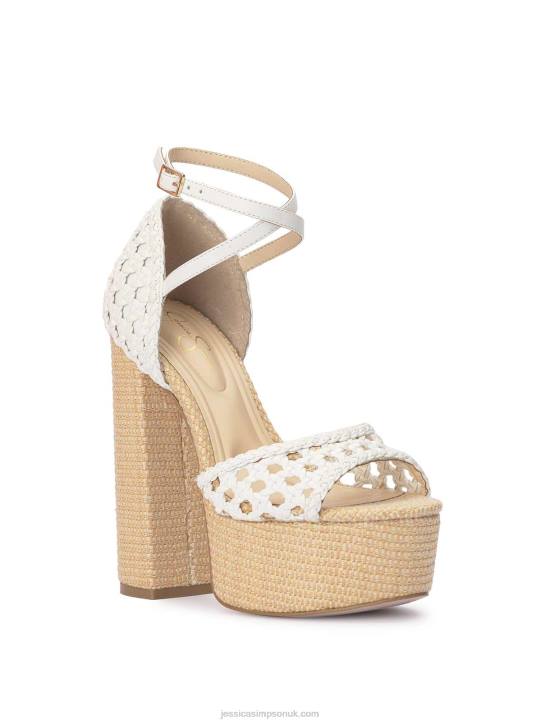 Aditi Peep Toe Platform in WhiteJessica Simpson 6JRJ182