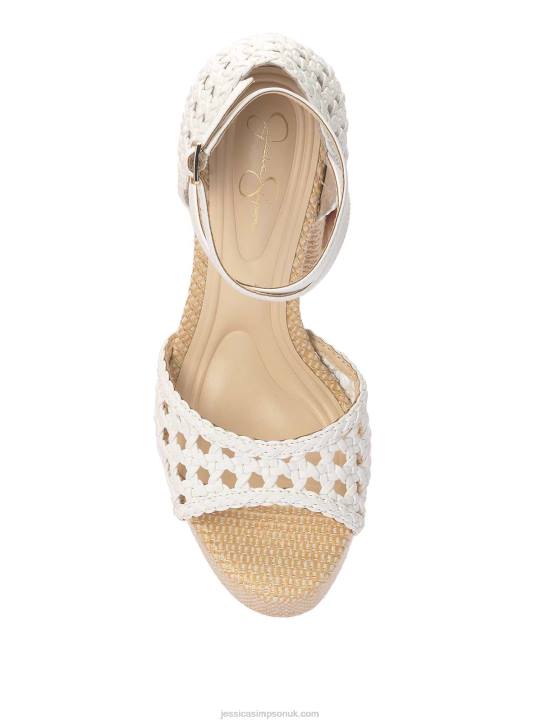 Aditi Peep Toe Platform in WhiteJessica Simpson 6JRJ182