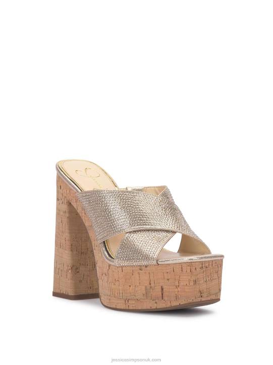 Basima Platform in ChampagneJessica Simpson 6JRJ141