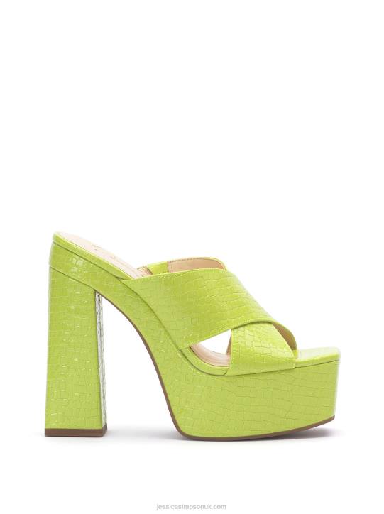 Basima Platform in LimeJessica Simpson 6JRJ37