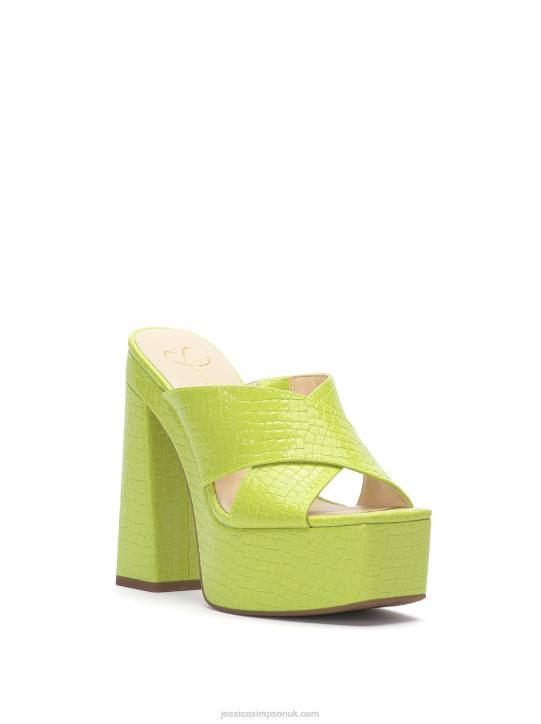 Basima Platform in LimeJessica Simpson 6JRJ37
