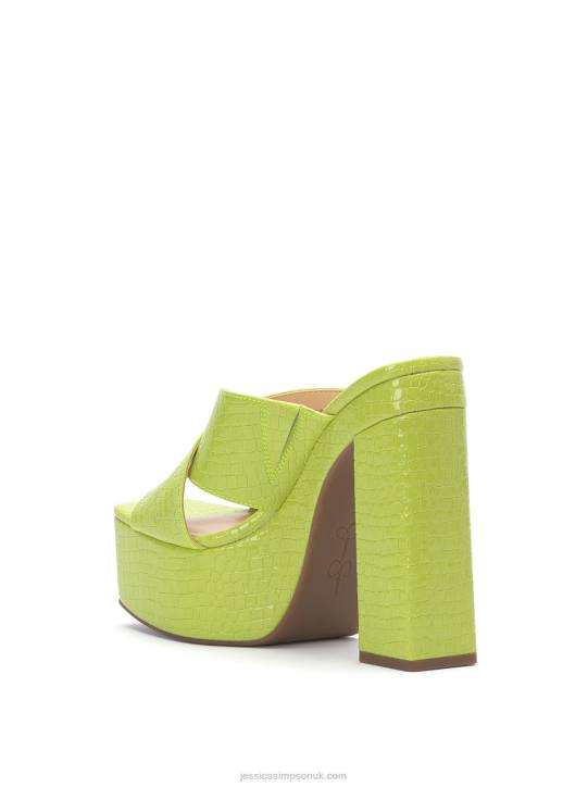 Basima Platform in LimeJessica Simpson 6JRJ37