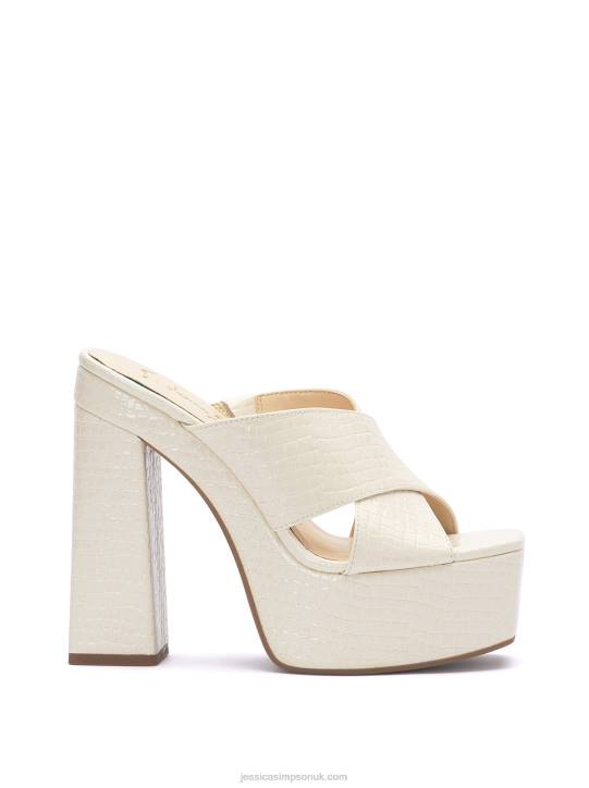 Basima Platform in WhiteJessica Simpson 6JRJ179