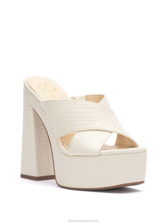 Basima Platform in WhiteJessica Simpson 6JRJ179
