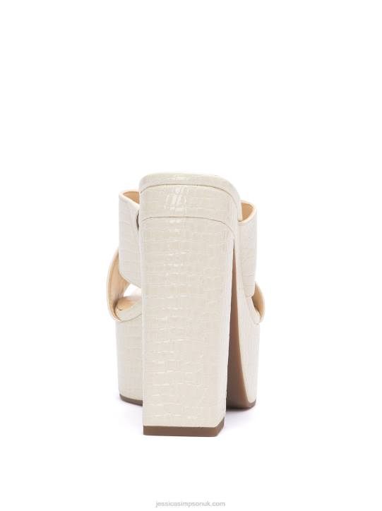 Basima Platform in WhiteJessica Simpson 6JRJ179