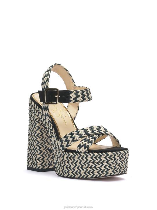 Brycen Platform in Black & WhiteJessica Simpson 6JRJ147