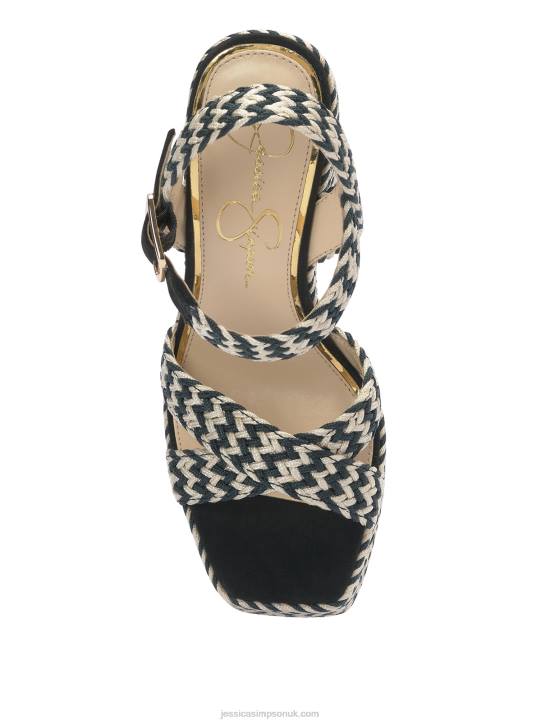 Brycen Platform in Black & WhiteJessica Simpson 6JRJ147