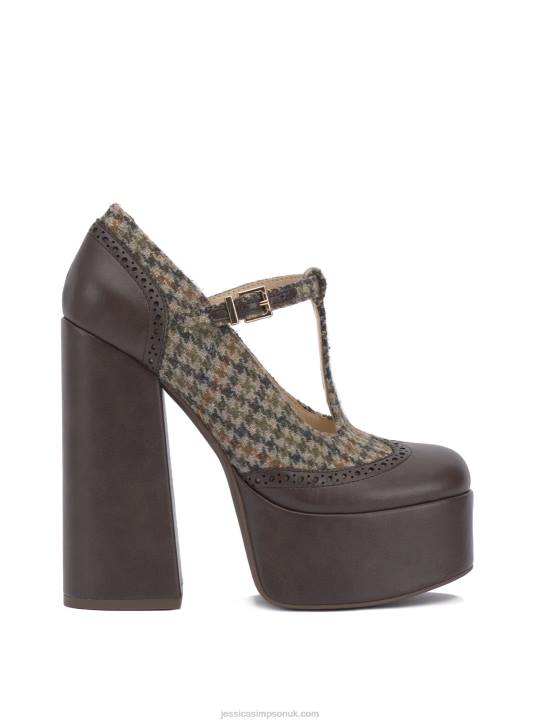 Selventa Platform in BrownJessica Simpson 6JRJ221