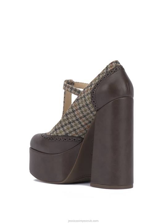 Selventa Platform in BrownJessica Simpson 6JRJ221