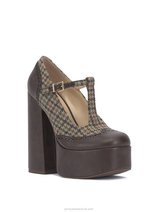 Selventa Platform in BrownJessica Simpson 6JRJ221