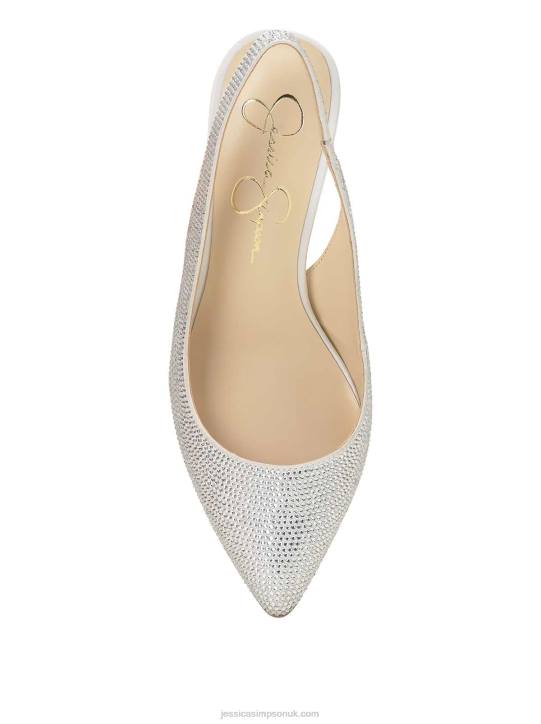 Arerra Slingback Pump in WhiteJessica Simpson 6JRJ97