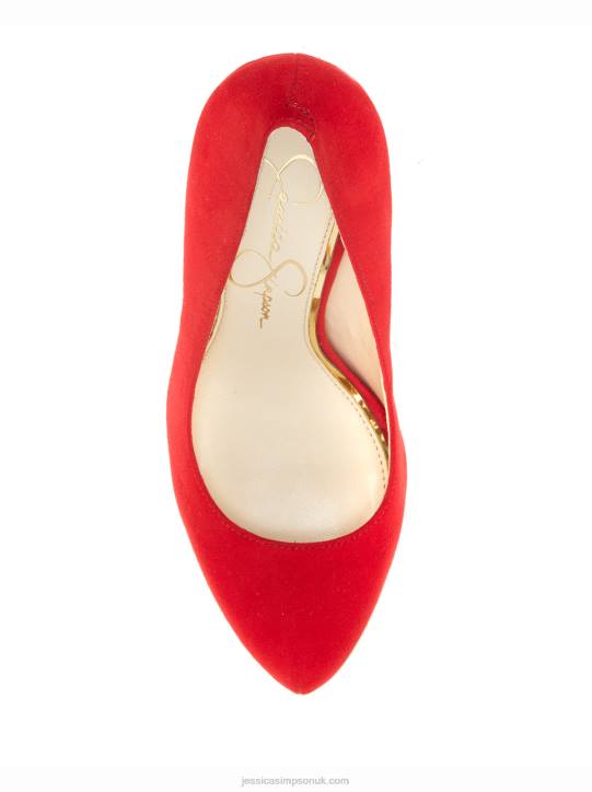 Parisah Platform Pump in Red MuseJessica Simpson 6JRJ203