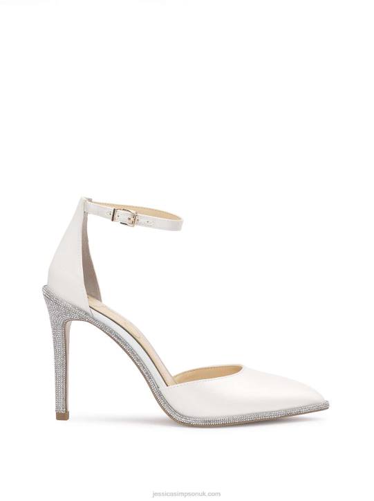 Pemota Pointed Toe Pump in WhiteJessica Simpson 6JRJ84