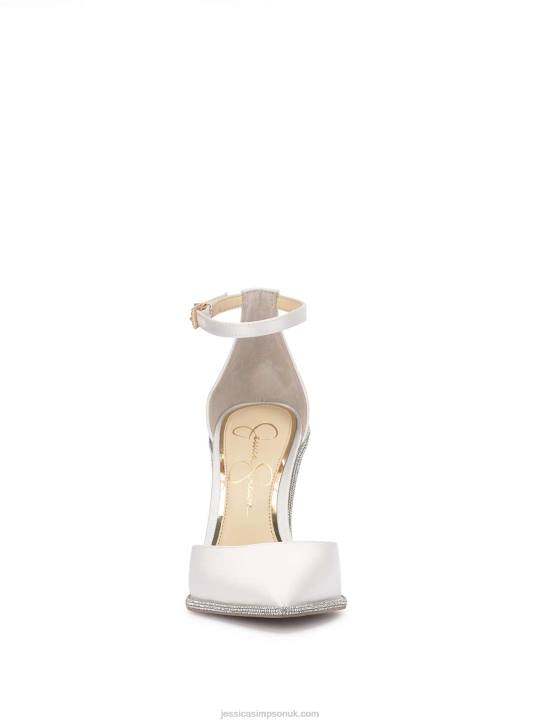 Pemota Pointed Toe Pump in WhiteJessica Simpson 6JRJ84