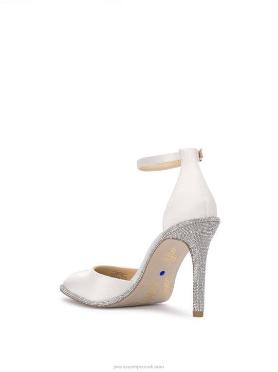 Pemota Pointed Toe Pump in WhiteJessica Simpson 6JRJ84