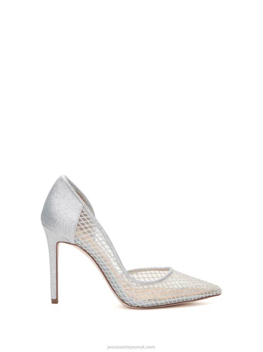 Prizma D'Orsay Pump in Clear & SilverJessica Simpson 6JRJ264
