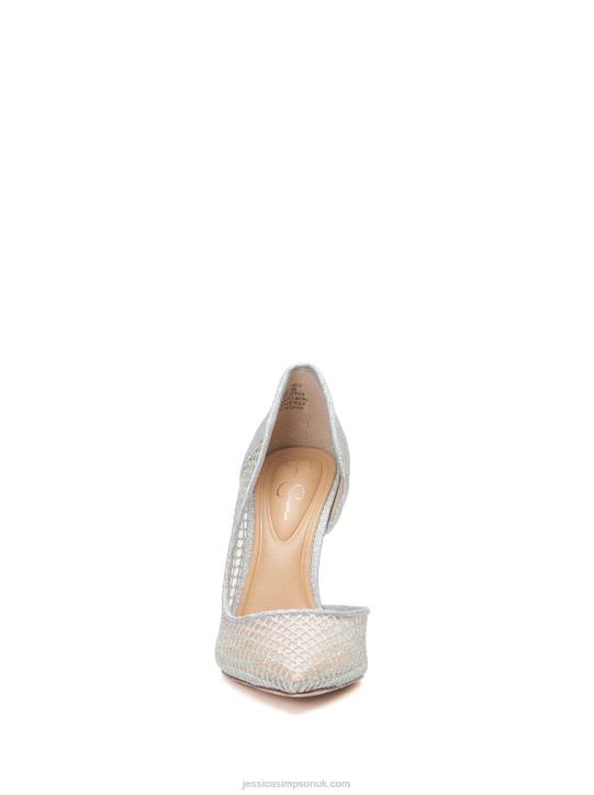 Prizma D'Orsay Pump in Clear & SilverJessica Simpson 6JRJ264