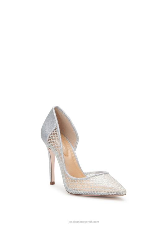 Prizma D'Orsay Pump in Clear & SilverJessica Simpson 6JRJ264