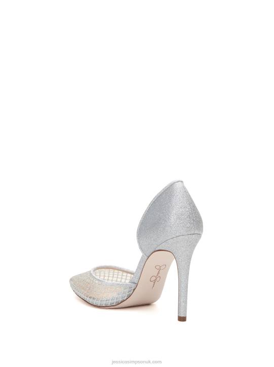 Prizma D'Orsay Pump in Clear & SilverJessica Simpson 6JRJ264