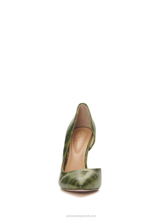 Prizma D'Orsay Pump in Green LeopardJessica Simpson 6JRJ267