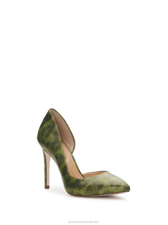 Prizma D'Orsay Pump in Green LeopardJessica Simpson 6JRJ267