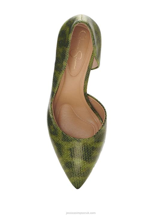 Prizma D'Orsay Pump in Green LeopardJessica Simpson 6JRJ267