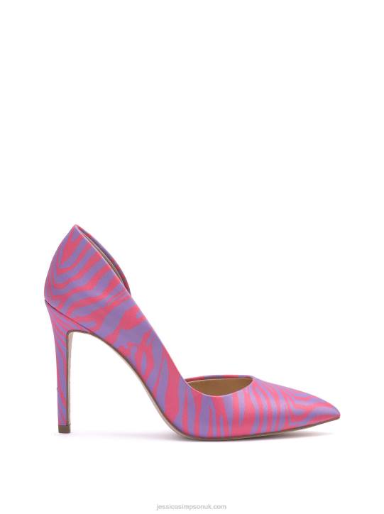 Prizma D'Orsay Pump in Pink ZebraJessica Simpson 6JRJ247
