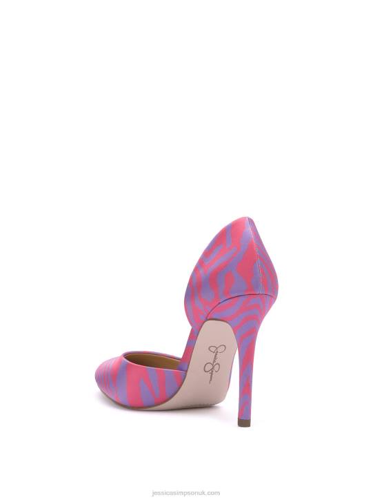 Prizma D'Orsay Pump in Pink ZebraJessica Simpson 6JRJ247