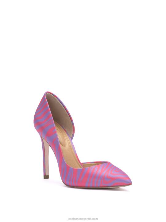 Prizma D'Orsay Pump in Pink ZebraJessica Simpson 6JRJ247