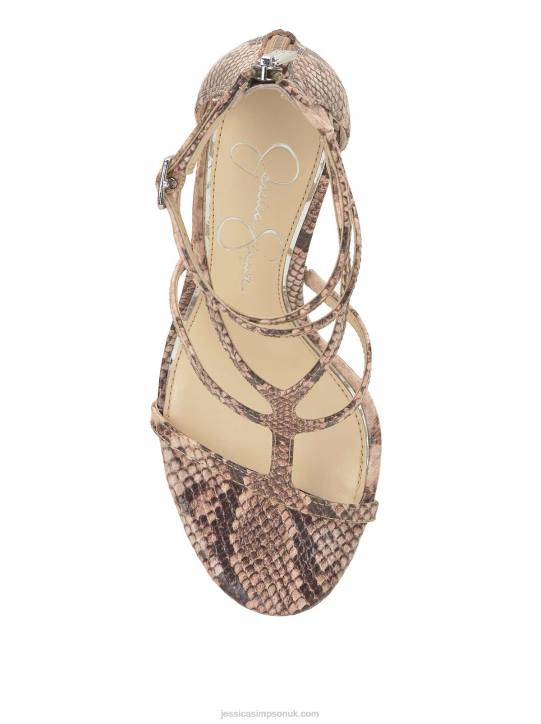 Aamina Platform Sandal in SnakeJessica Simpson 6JRJ17