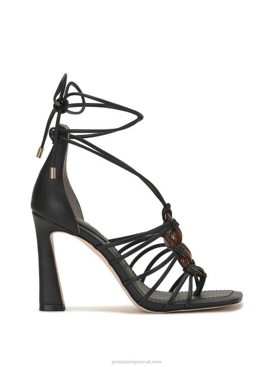 Achaia High Heel Sandal in BlackJessica Simpson 6JRJ294
