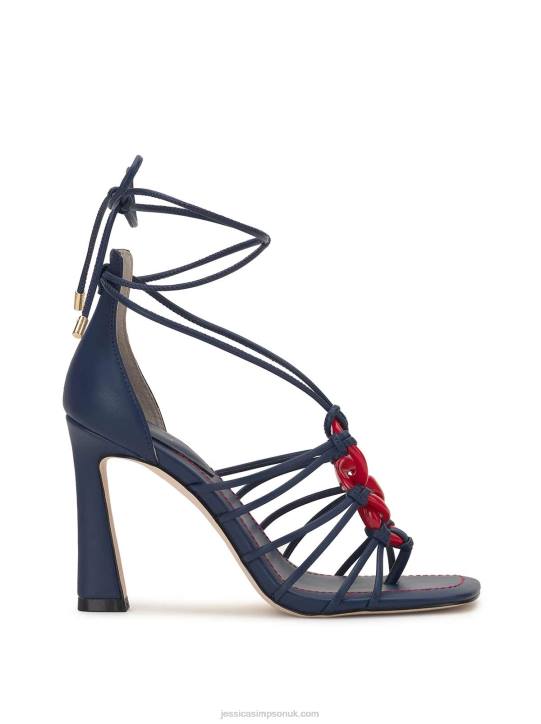 Achaia High Heel Sandal in Navy BabyJessica Simpson 6JRJ10