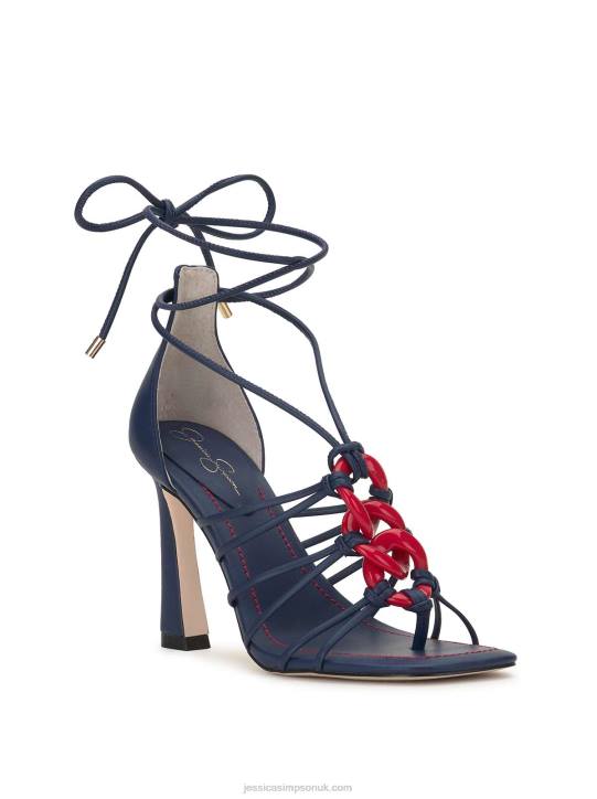 Achaia High Heel Sandal in Navy BabyJessica Simpson 6JRJ10