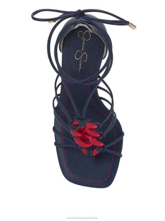 Achaia High Heel Sandal in Navy BabyJessica Simpson 6JRJ10
