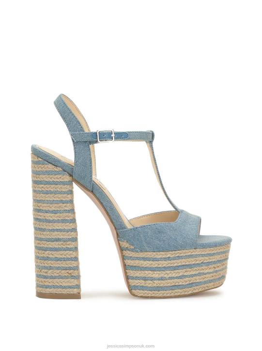 Ameeka Platform Sandal in DenimJessica Simpson 6JRJ177