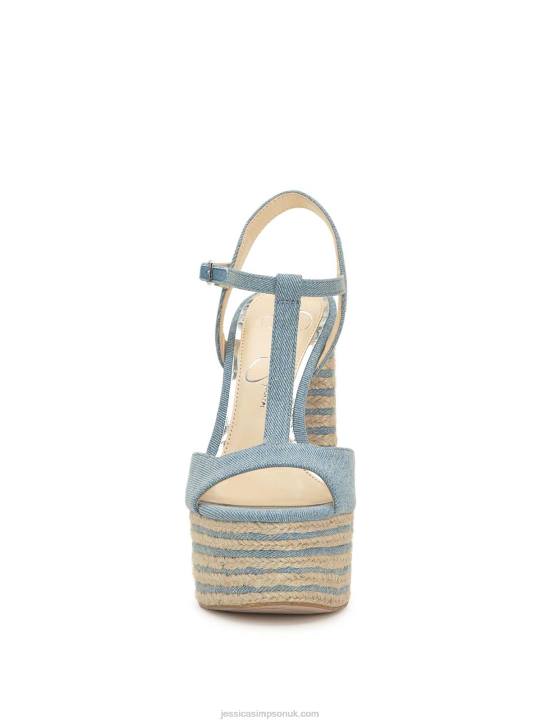 Ameeka Platform Sandal in DenimJessica Simpson 6JRJ177